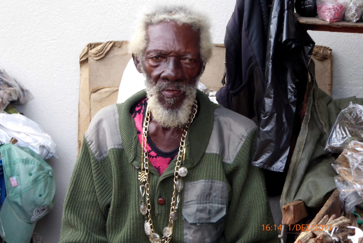 Verkäufer auf dem Markt