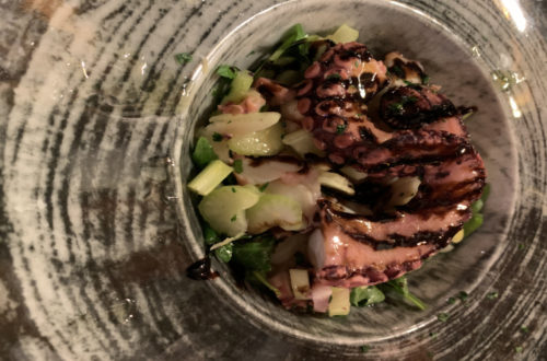 Meeresfrüchtesalat mit Kidney-Bohnen