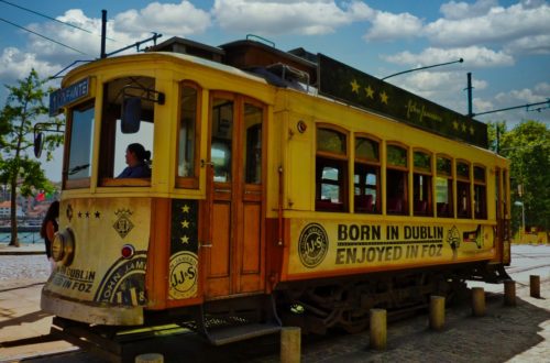 Historische Strassenbahn in Porto